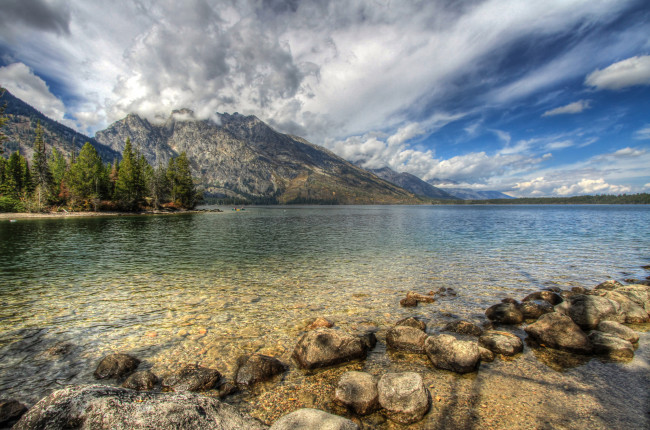 Обои картинки фото природа, реки, озера, горы, лес, река