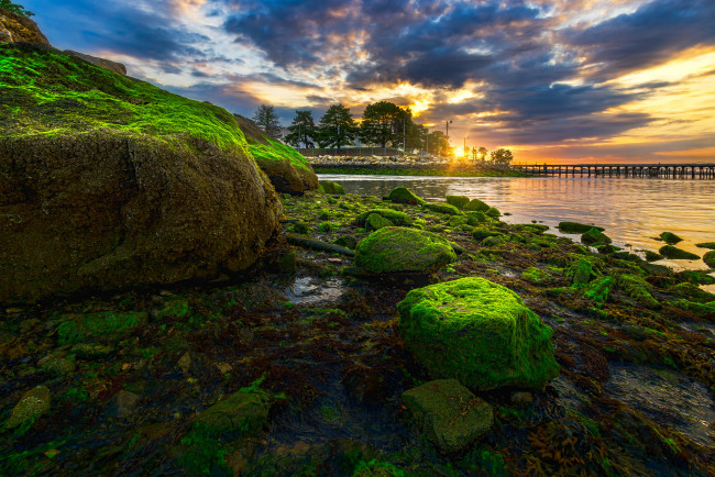 Обои картинки фото природа, восходы, закаты, рассвет