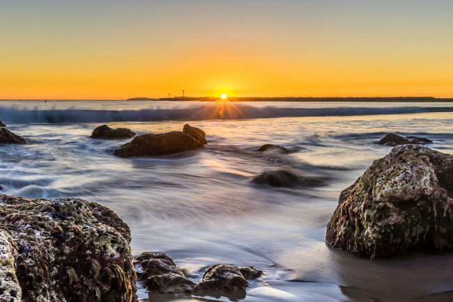 Обои картинки фото природа, восходы, закаты, рассвет