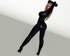 Картинка 3д+графика люди+ people девушка взгляд фон