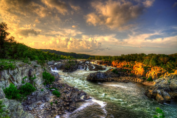 Картинка природа реки озера река лес