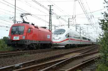 Картинка техника электровозы состав локомотив рельсы