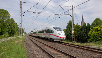 Картинка техника электровозы локомотив рельсы состав