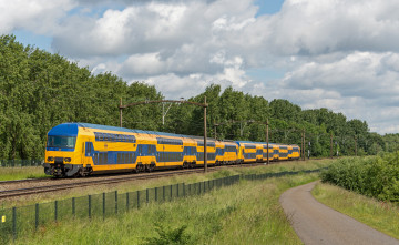 Картинка техника электровозы состав локомотив рельсы