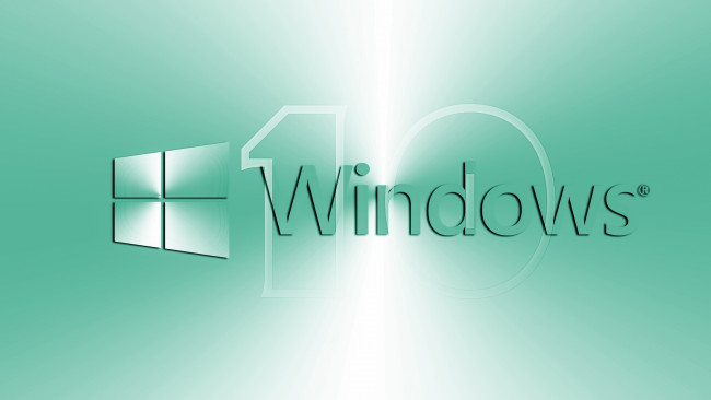 Обои картинки фото компьютеры, windows 10, фон, логотип
