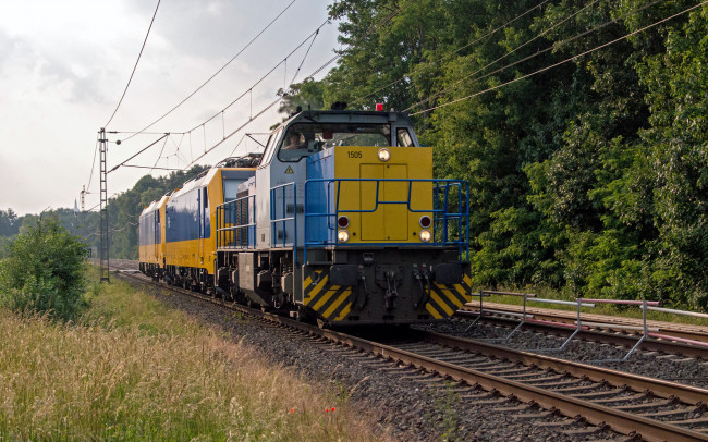 Обои картинки фото техника, поезда, состав, локомотив, рельсы