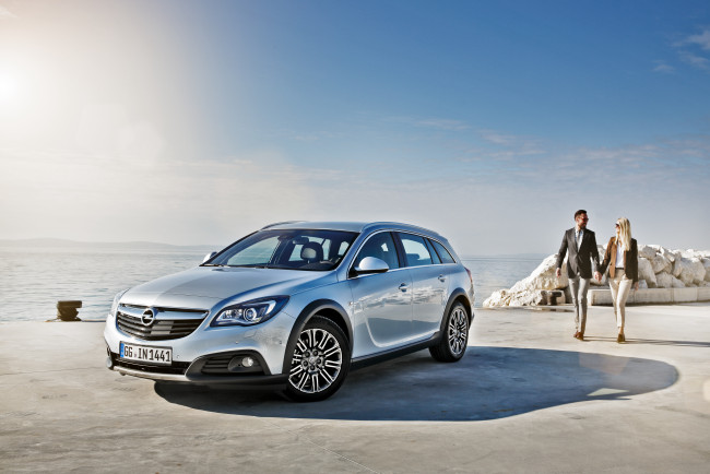 Обои картинки фото автомобили, opel, tourer, country, insignia