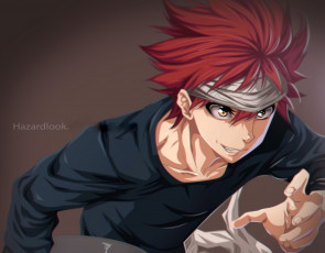 Картинка аниме shokugeki+no+soma сома