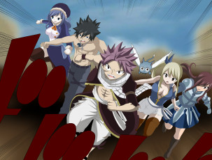 Картинка аниме fairy+tail хвост феи