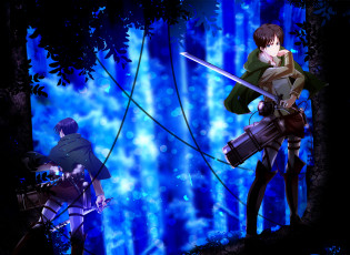 Картинка аниме shingeki+no+kyojin атака титанов