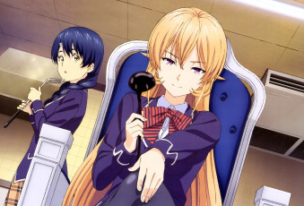 Картинка аниме shokugeki+no+soma девушки