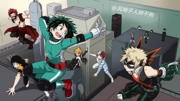 Картинка аниме boku+no+hero+academia моя геройская академия