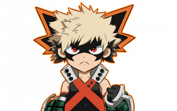 Картинка аниме boku+no+hero+academia бакугоу