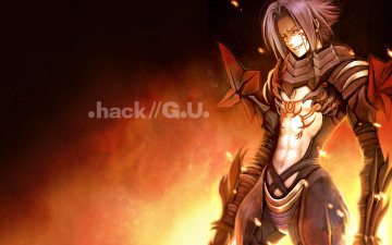 Картинка аниме hack sign парень