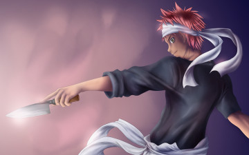 Картинка аниме shokugeki+no+soma юкихира сома