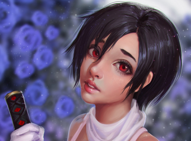 Обои картинки фото аниме, blood , девушка