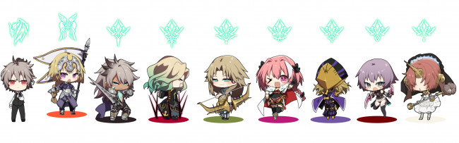 Обои картинки фото аниме, fate, stay night, малыши