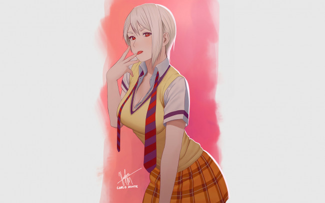 Обои картинки фото аниме, shokugeki no soma, девушка