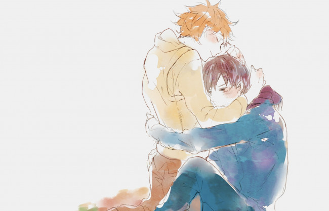 Обои картинки фото аниме, haikyuu, волейбол