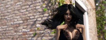 Картинка 3д+графика люди+ people взгляд девушка фон