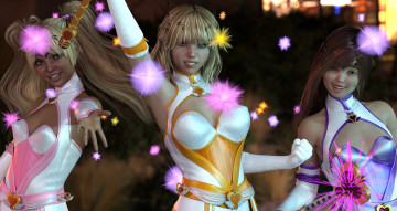 Картинка 3д+графика люди+ people фон взгляд девушки