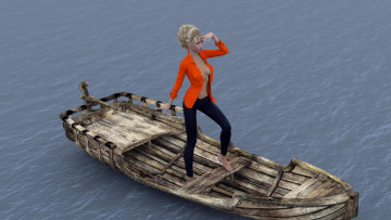 Картинка 3д+графика люди+ people фон взгляд девушка