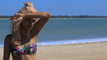 Картинка 3д+графика люди+ people взгляд девушка фон