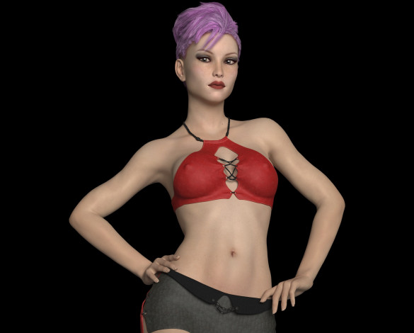 Обои картинки фото 3д графика, люди , people, фон, взгляд, девушка