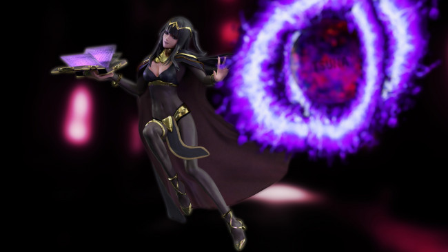 Обои картинки фото 3д графика, фантазия , fantasy, фон, взгляд, девушка