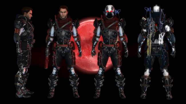 Обои картинки фото 3д графика, фантазия , fantasy, взгляд, фон, мужчина