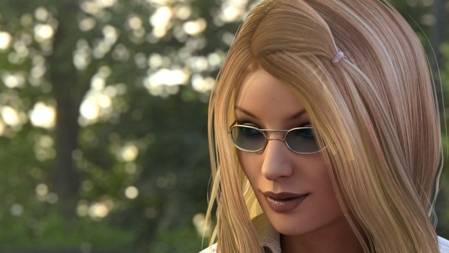 Обои картинки фото 3д графика, портрет , portraits, фон, взгляд, девушка