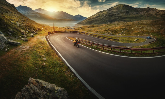 Обои картинки фото природа, дороги, дорога, утро