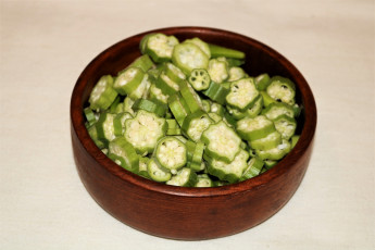 Картинка еда окра бамия