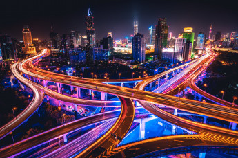 Картинка shanghai +china города шанхай+ китай простор