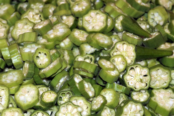 Картинка еда окра бамия