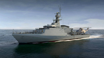 Картинка hms+trent корабли фрегаты +корветы королевский военно-морской флот таиланда hms trent патрульное судно