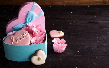 Картинка еда пирожные +кексы +печенье печенье