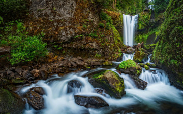 Картинка природа водопады поток