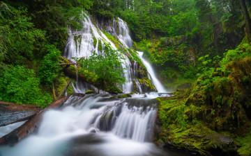 Картинка природа водопады поток