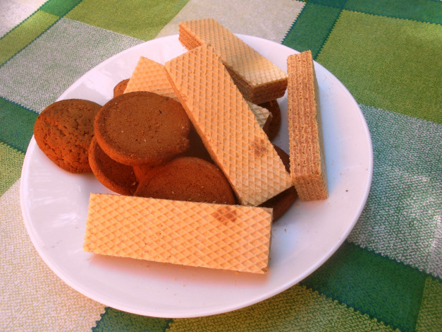 Обои картинки фото еда, пирожные,  кексы,  печенье, печенье, вафли