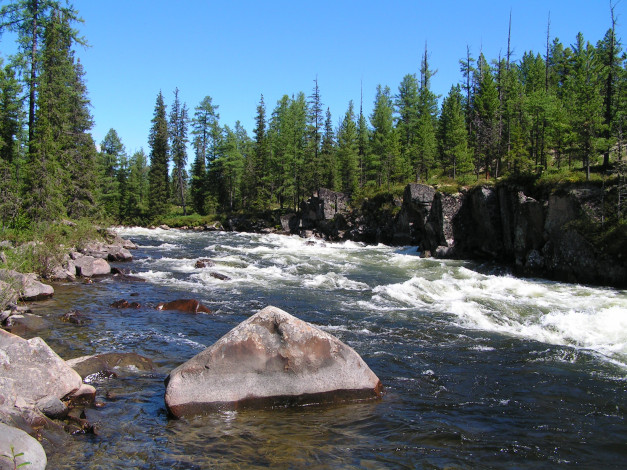 Обои картинки фото саяны, природа, реки, озера, лес, река, горы, сибирь, россия