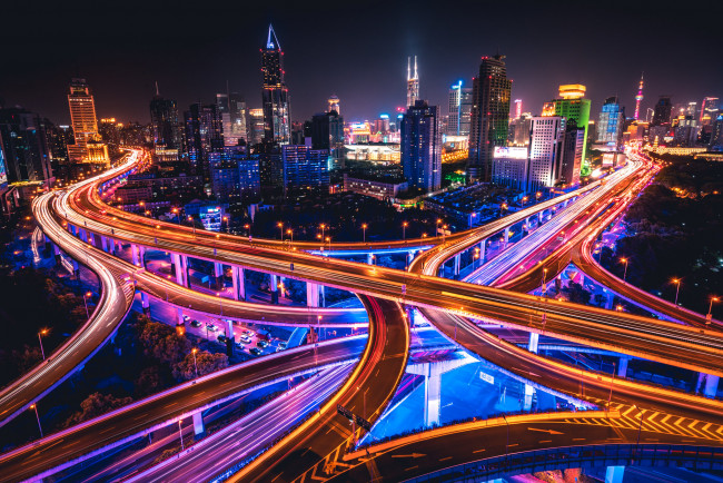 Обои картинки фото shanghai,  china, города, шанхай , китай, простор