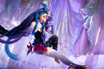 Картинка девушки -+креатив +косплей костюм ткань mojoecos