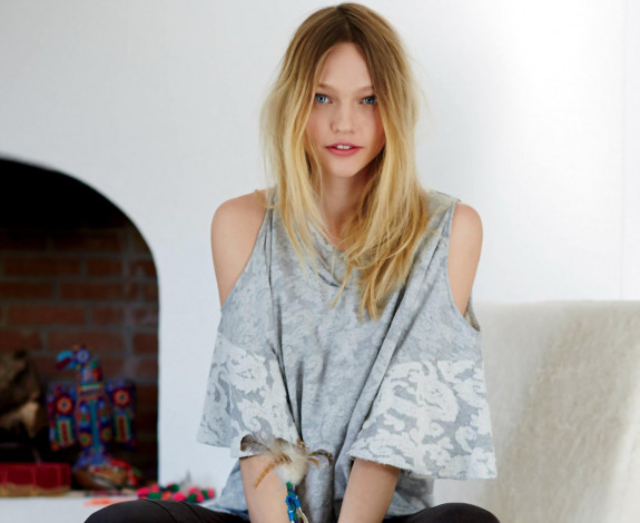 Обои картинки фото девушки, саша пивоварова, модель, блондинка, блузка