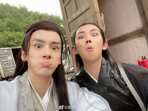 Картинка разное знаменитости актеры костюмы мимика