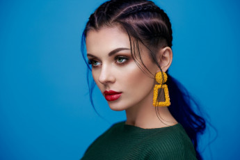 Картинка девушки -+лица +портреты брюнетка портрет макияж