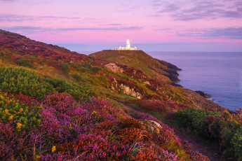 Картинка strumble+head+lighthouse pembrokeshire wales природа маяки strumble head lighthouse