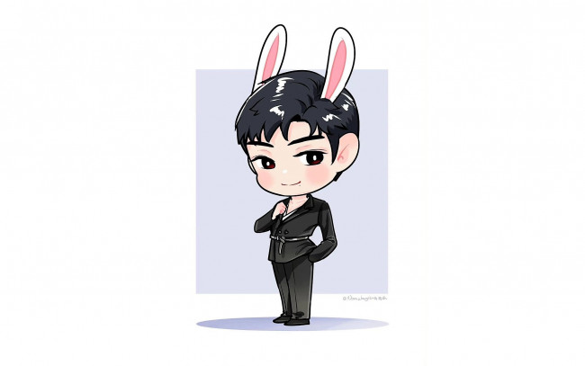 Обои картинки фото рисованное, люди, сяо, чжань, чиби, ушки