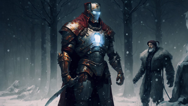 Обои картинки фото фэнтези, роботы,  киборги,  механизмы, нейросети, графика, нейроарт, ai, art, нейронные, сети, рисунки, нейро, искусство