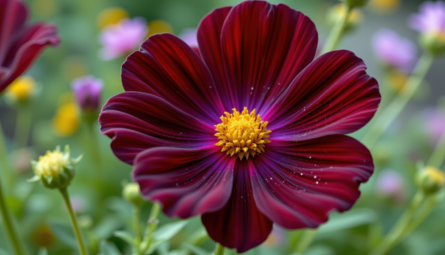 Обои картинки фото 3д графика, цветы , flowers, космея, макро